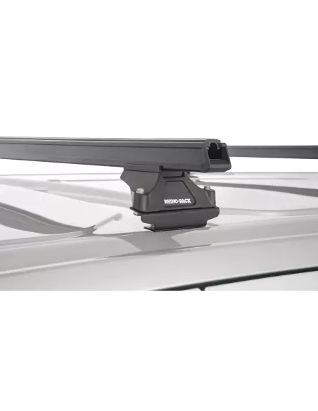 Kit 3 barres de toit noire Heavy Duty avec pieds RLTP Ford Transit
