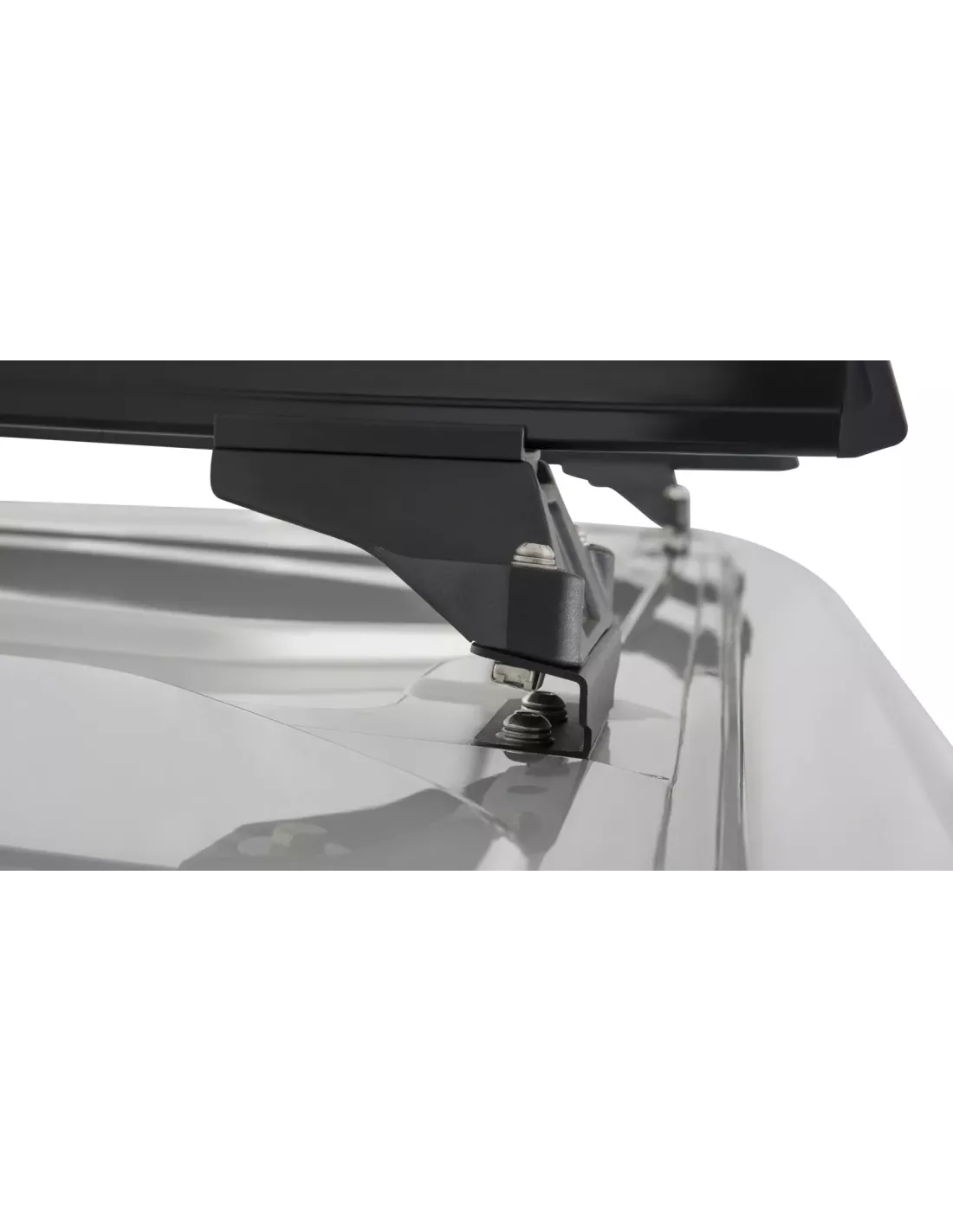 Kit 3 barres de toit noire Heavy Duty avec pieds RLTP Ford Transit