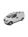 Kit 3 barres de toit noire Heavy Duty 1500mm avec pieds RLTF Hyundai