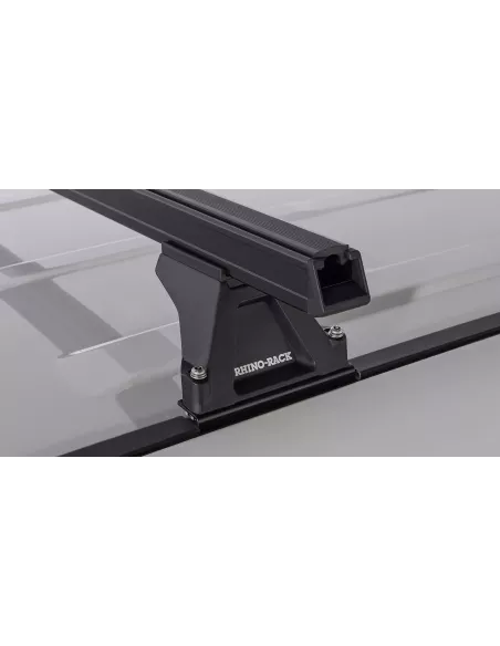 Kit 3 barres de toit noire Heavy Duty 1500mm avec pieds RLTF Hyundai