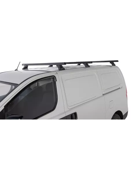 Kit 3 barres de toit noire Heavy Duty 1500mm avec pieds RLTF Hyundai