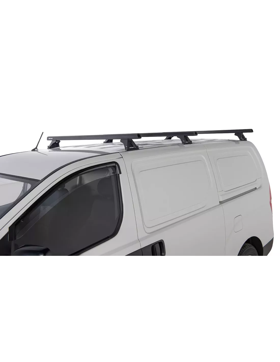Kit 3 barres de toit noire Heavy Duty 1500mm avec pieds RLTF Hyundai