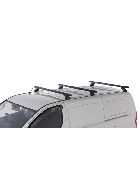 Kit 3 barres de toit noire Heavy Duty 1500mm avec pieds RLTF Hyundai