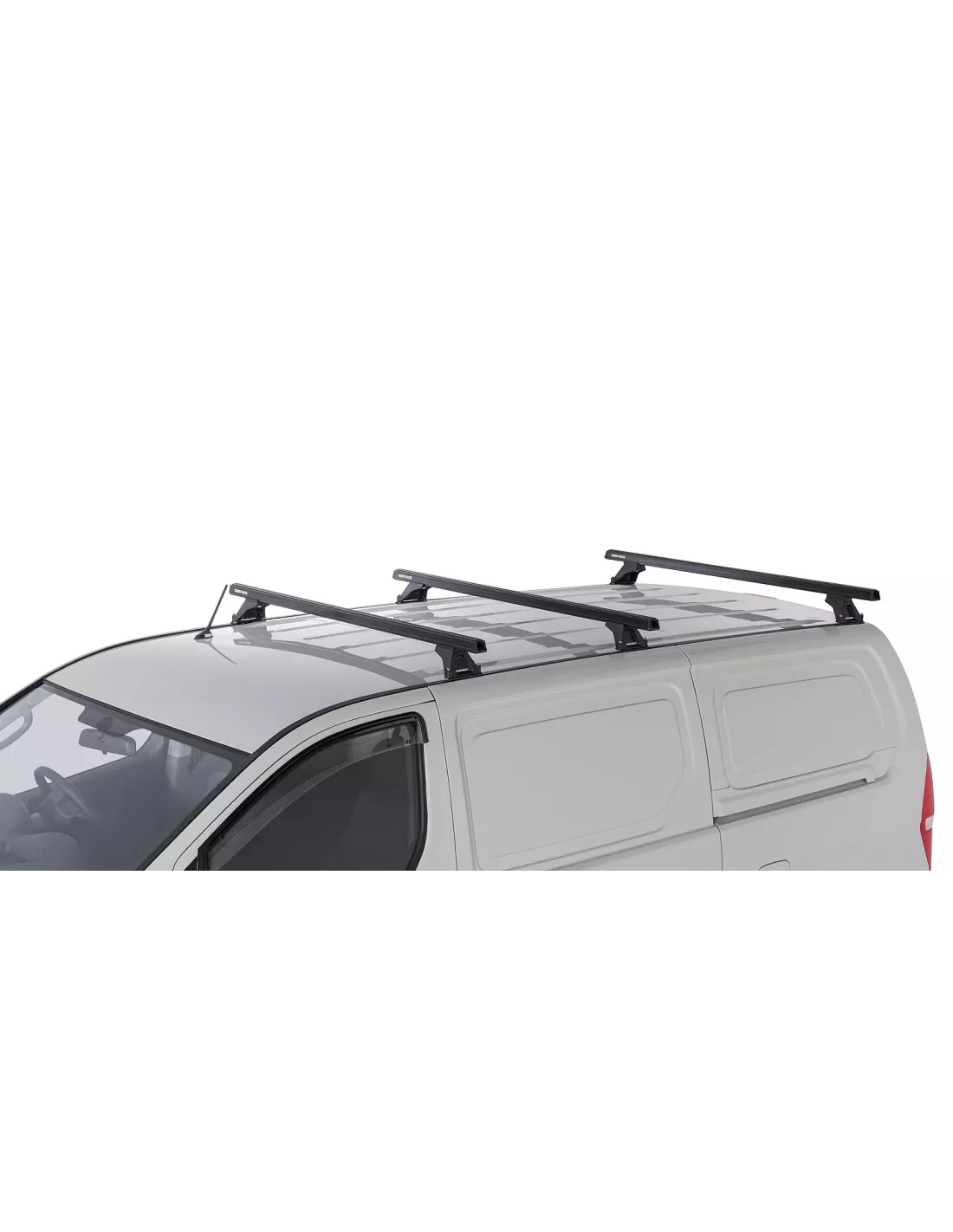 Kit 3 barres de toit noire Heavy Duty 1500mm avec pieds RLTF Hyundai