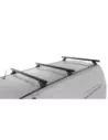 Kit 3 barres de toit noire Heavy Duty 1500mm avec pieds RLTF Hyundai