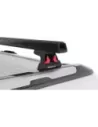 Kit 2 barres de toit noire Heavy Duty 1500mm avec pieds RLT600 Ford