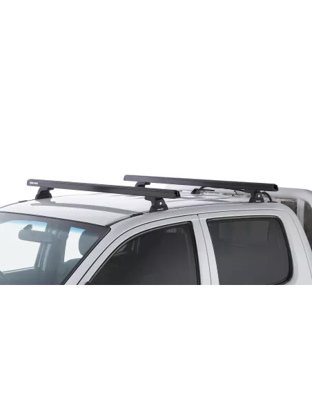 Kit 1 barre de toit noire 1375mm Heavy Duty avec pieds RLT600