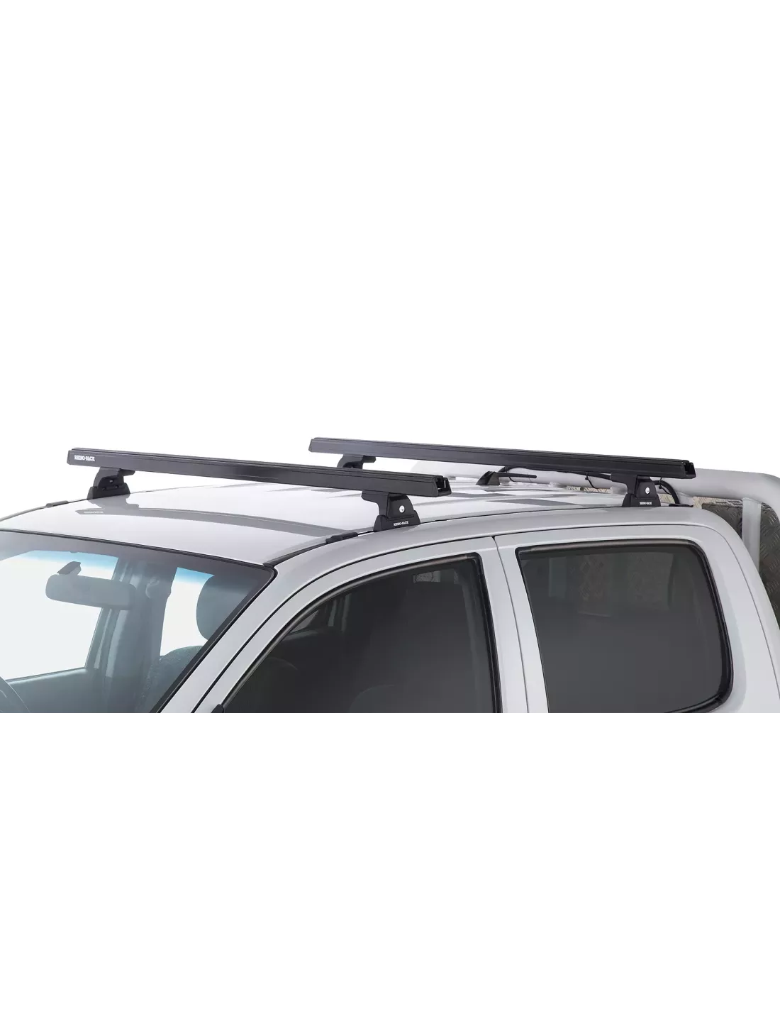 Kit 1 barre de toit noire 1375mm Heavy Duty avec pieds RLT600