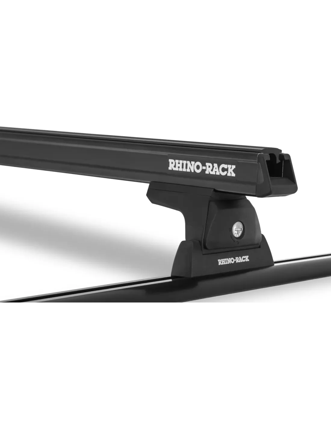 Kit 1 barre de toit noire 1375mm Heavy Duty avec pieds RLT600