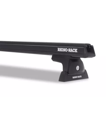 Kit 2 barres de toit noire Heavy Duty 1500mm avec pieds RLT600
