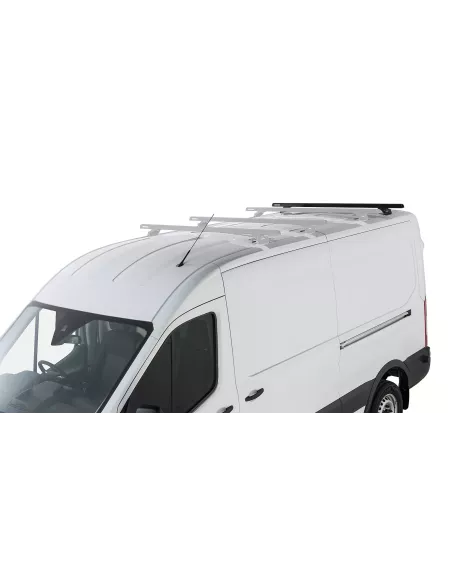 Kit 1 barre de toit noire Heavy Duty 1500mm avec pieds RLTP Ford