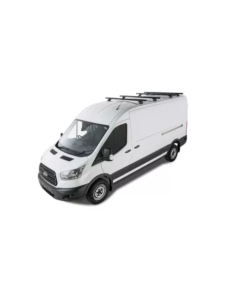 Kit 4 barres de toit noire Heavy Duty 1800mm avce pieds RLTP Ford