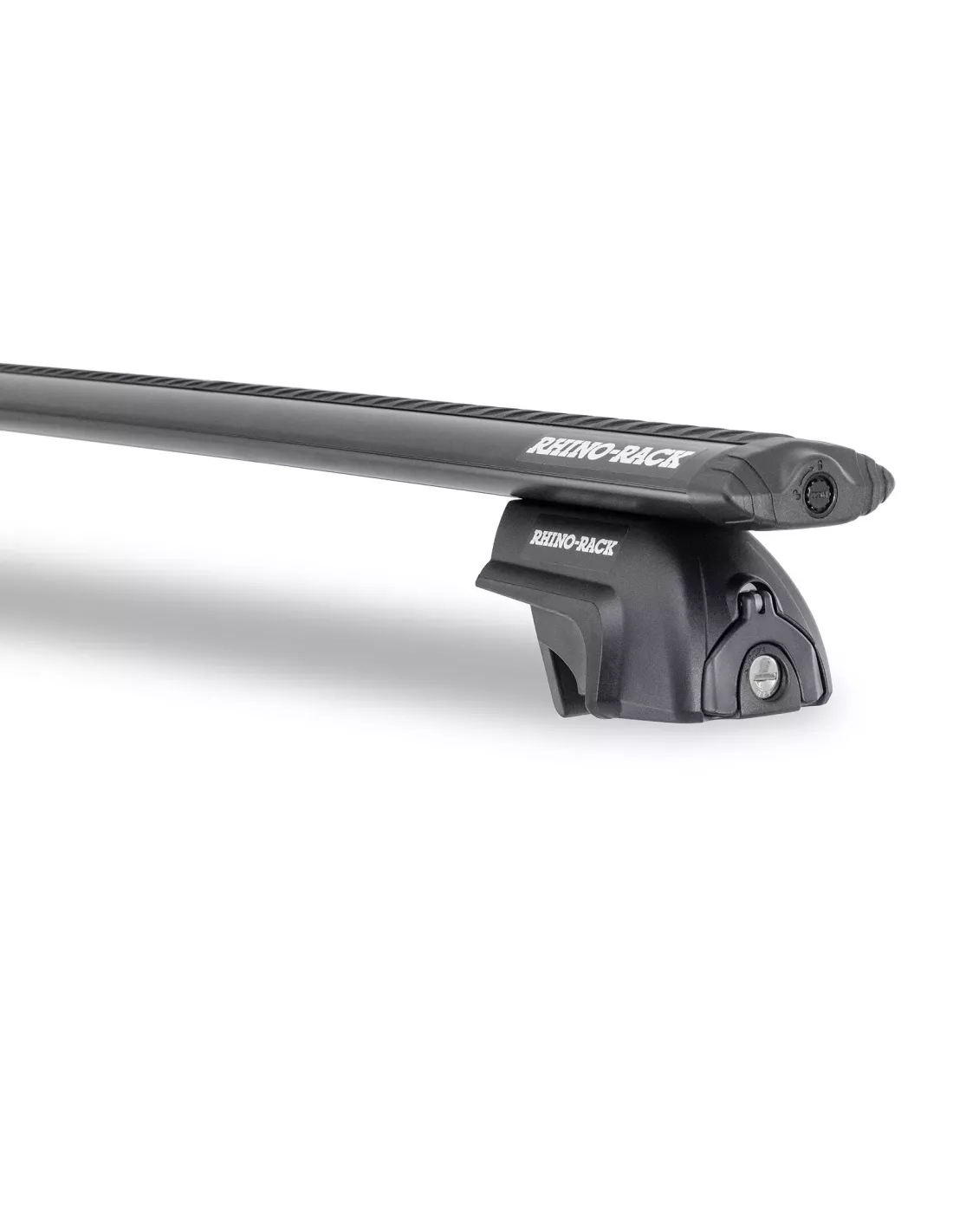 Kit 2 barres de toit noire Vortex 1370mm avec pieds SX RHINO RACK -