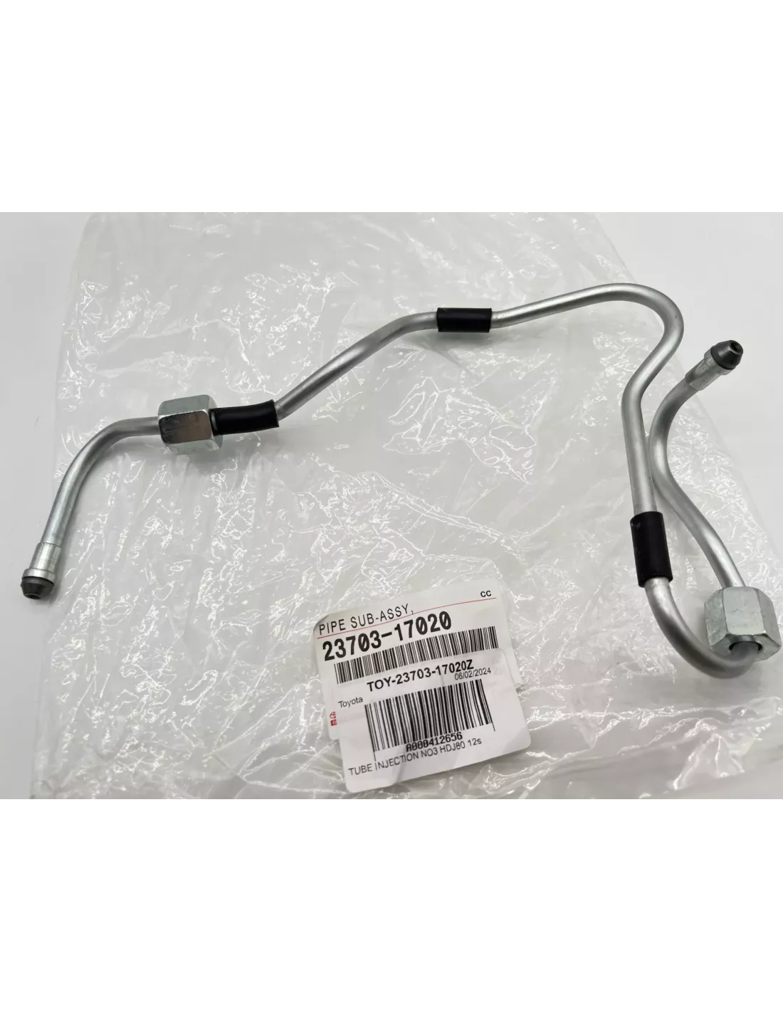 Conduite rigide haute pression injecteur No3 HDJ80 12s TOYOTA -