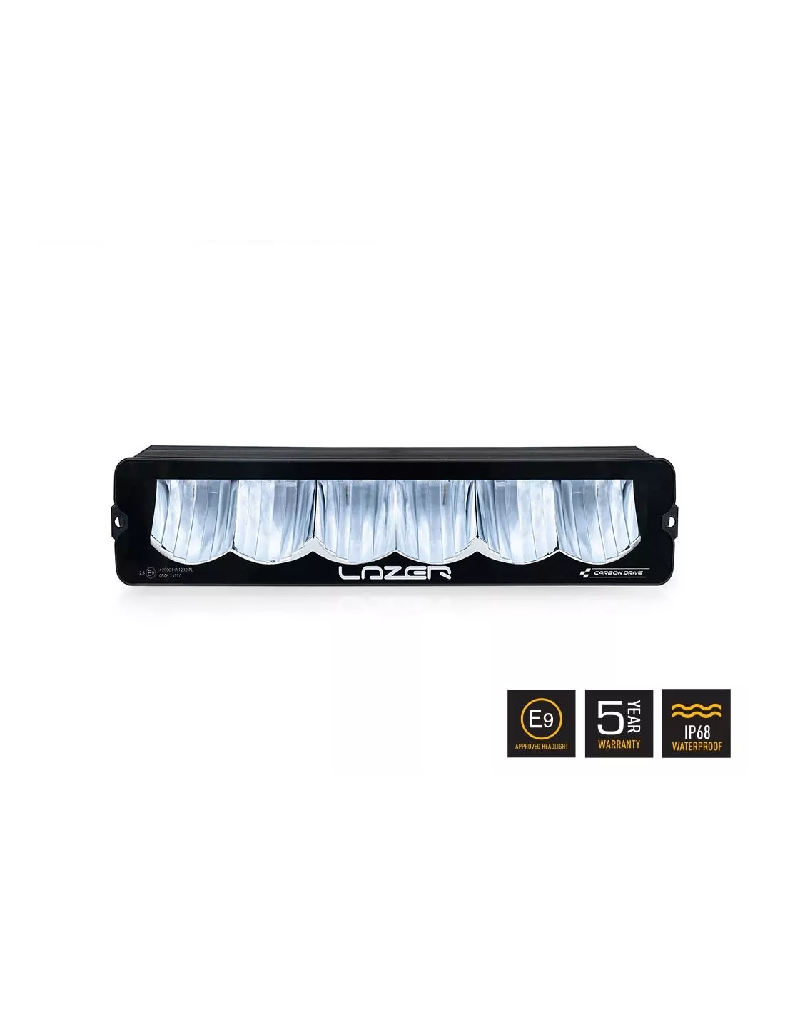 Phare Led Lazer Carbon-6 Drive (Faisceau De Croisement Jaune)
