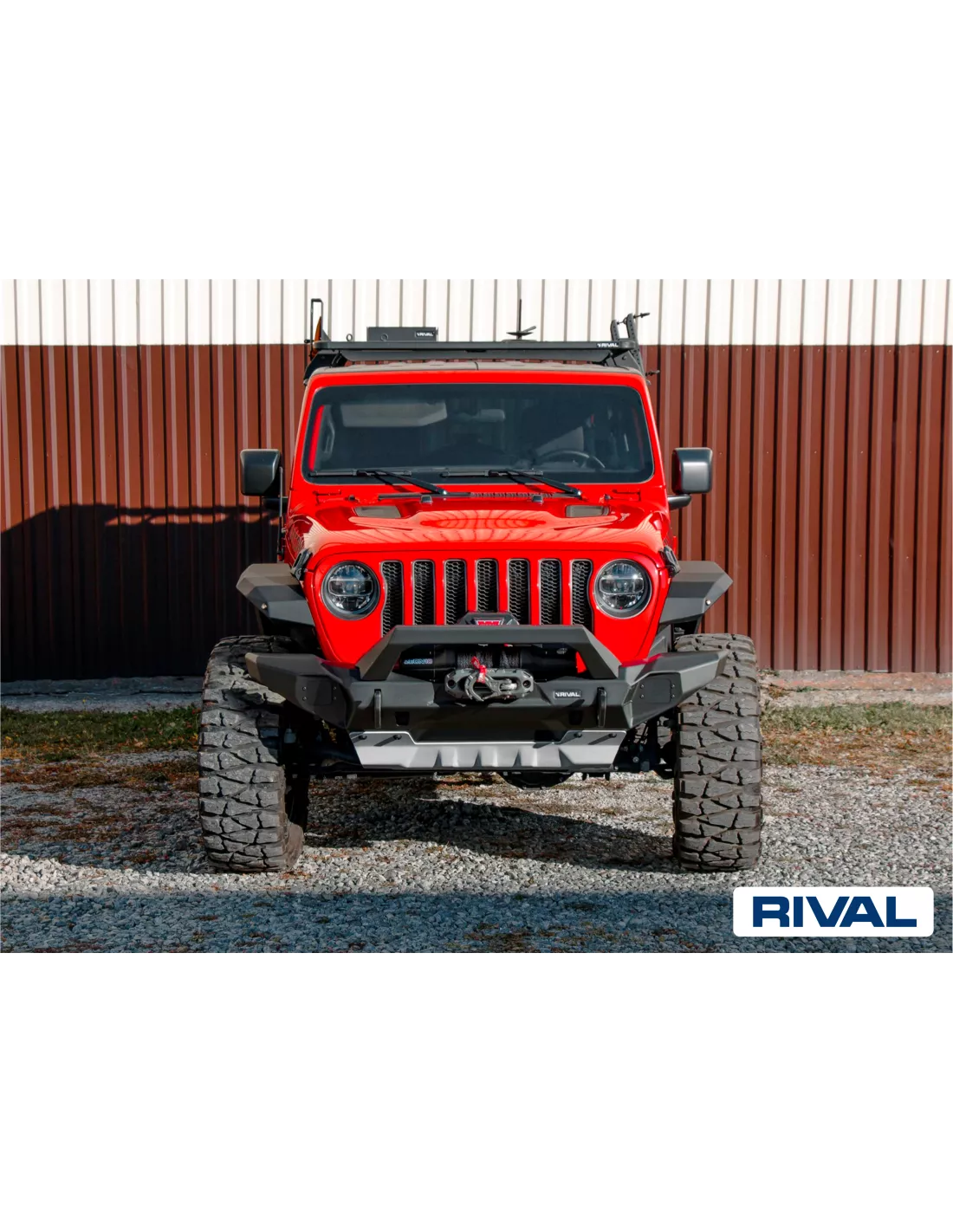 Bumper Front Rival Jeep Wrangler Jk/Jl (Usage Competition)