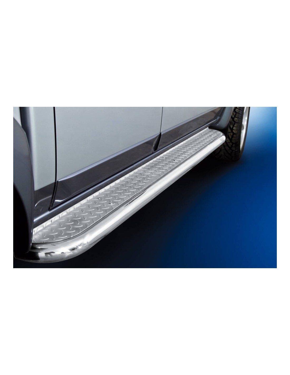 Marchepied inox Nissan Navara