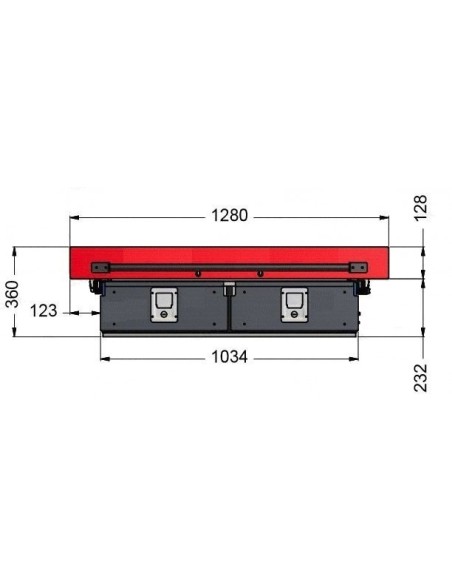 Plateau coulissant avec tiroirs PRO TOP pour véhicules pickup