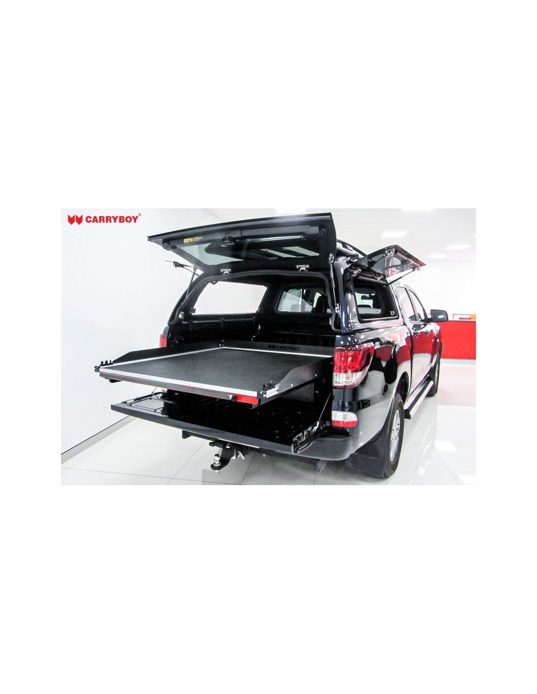 Plateau coulissant avec tiroirs CARRYBOY pour véhicules pickup