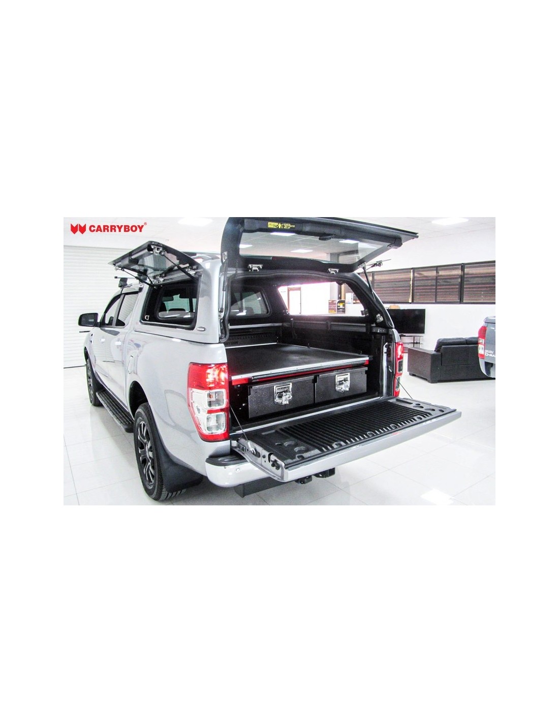 Plateau coulissant avec tiroirs CARRYBOY pour véhicules pickup