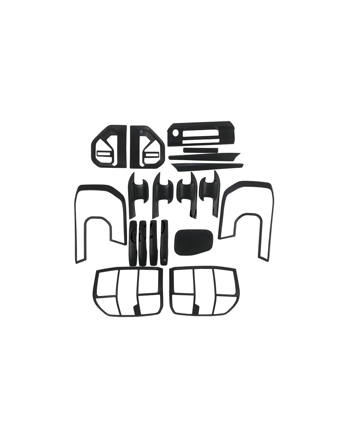 Set von Außenverkleidungen für Ford Ranger ab 2023