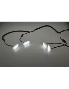 Spiele von 4 weißen leds