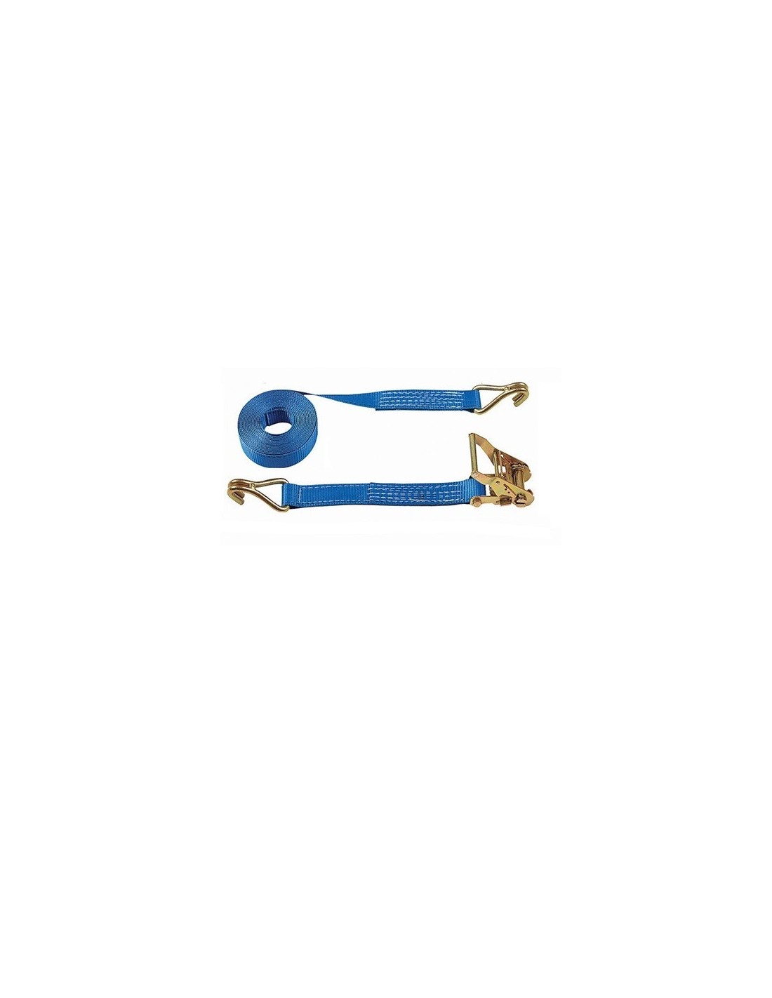 SANGLE ARRIMAGE CAMIONETTE A CLIQUET 900 kg / 35mm / LG 5M - DOIGTS SERRES
