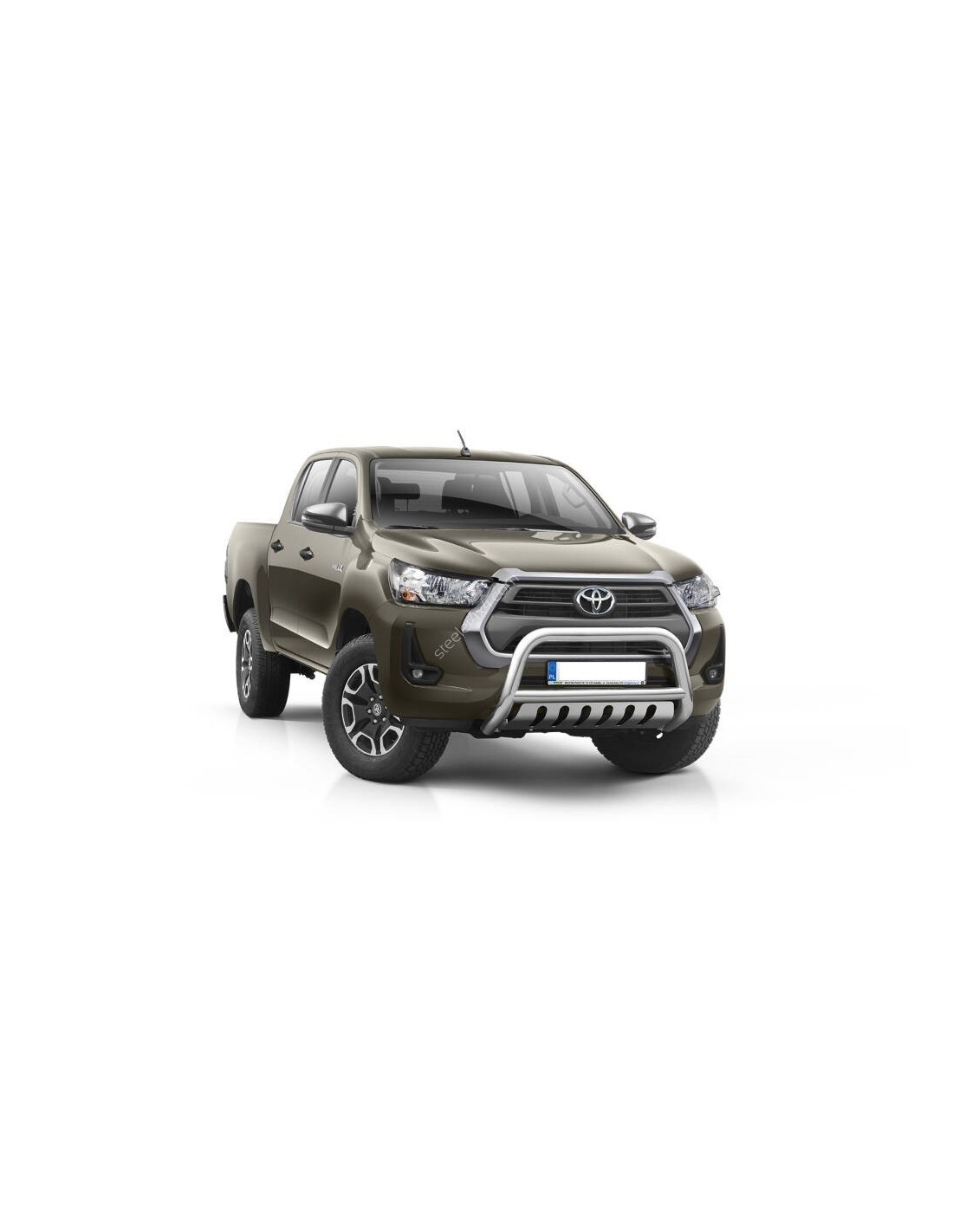 Pare buffle avec plaque de protection pour Toyota Hilux