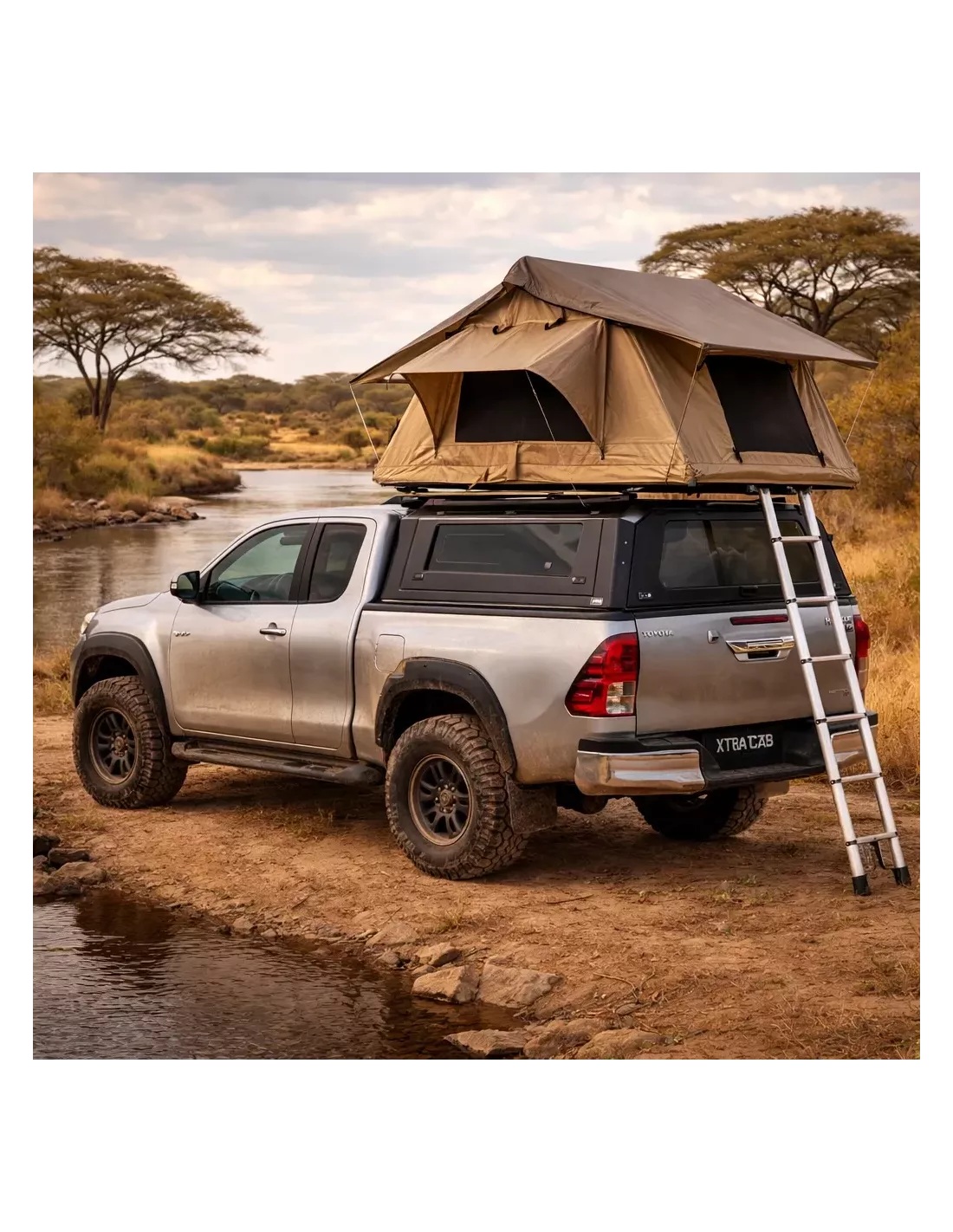 Hard Top aluminum Ranger-Offroad Traveller Hilux Xtra Cab 2015+