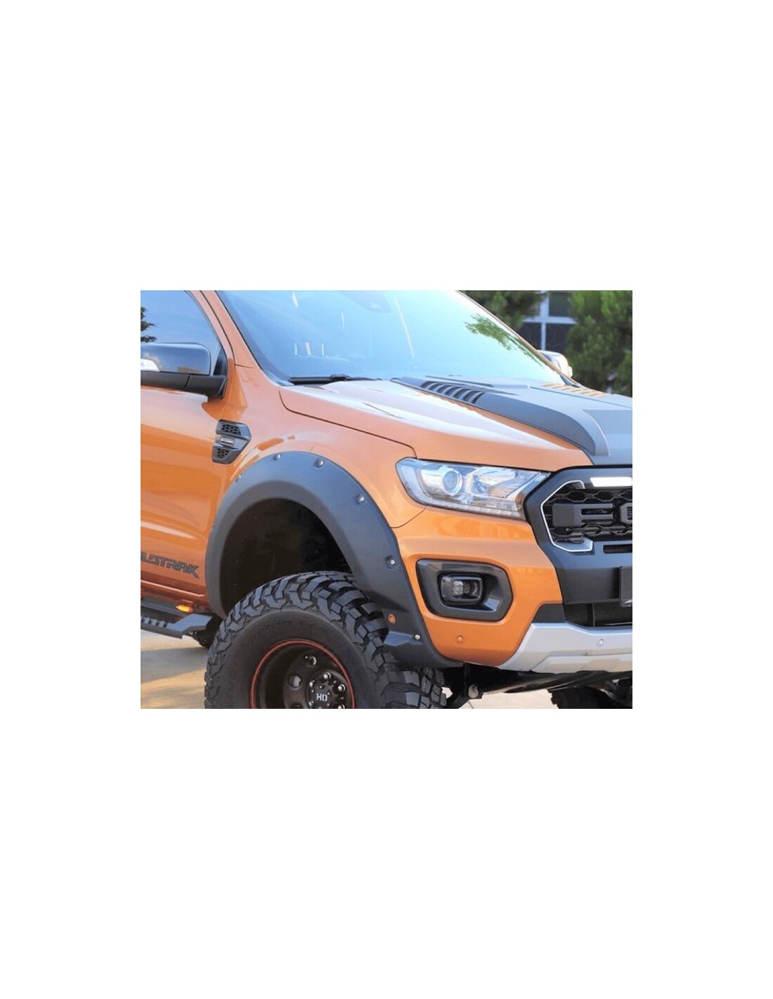 Packen Sie Kotflügelverbreiterungen + Spurverbreiterungen 35 mm Ford Ranger 2012-2022