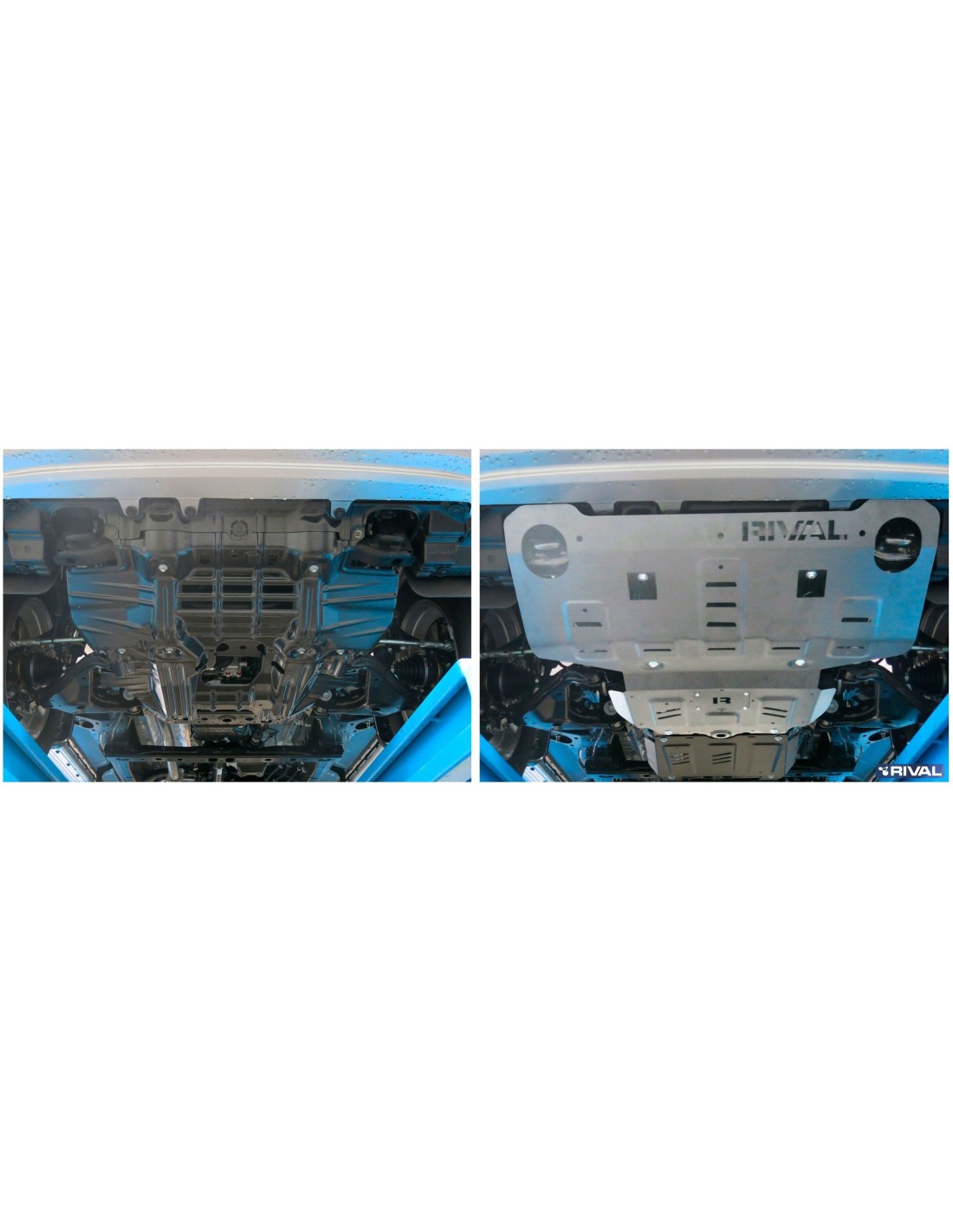 PLAQUE PROTECTION RIVAL MOTEUR+RADIA TOYOYA HILUX REVO