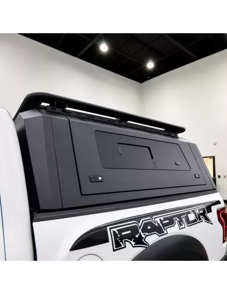 Hard top Ford Ranger Raptor 2022+ Traveller avec vitres coulissantes et barres de toit