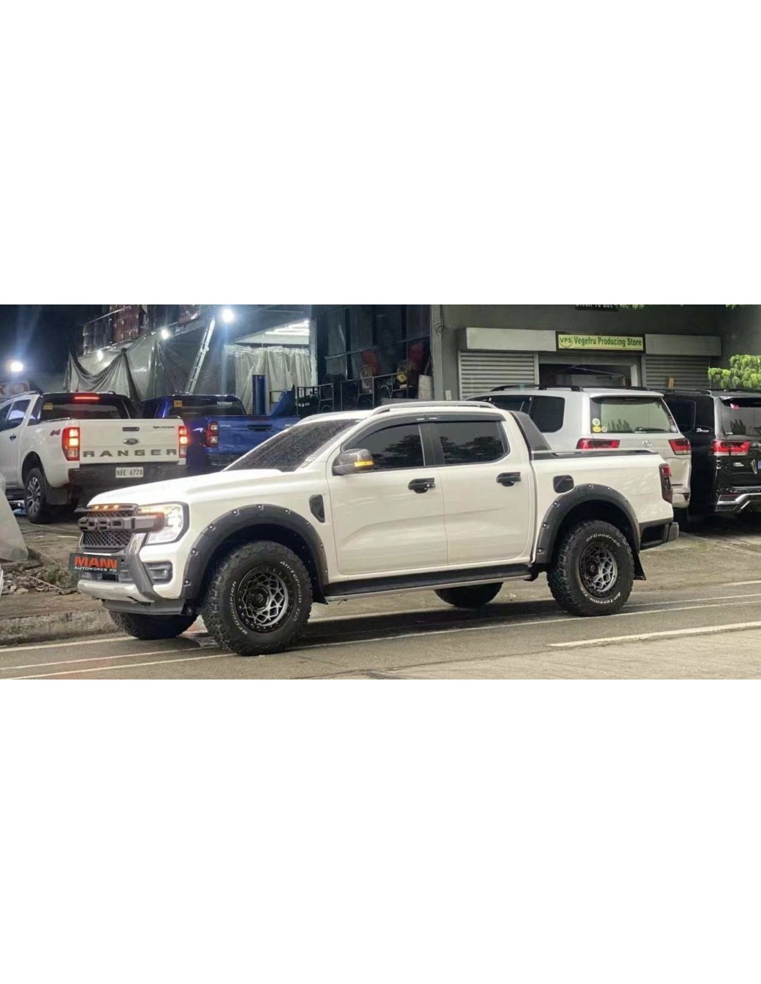 Pack calandre + élargisseurs d'ailes Ford Ranger 2023+