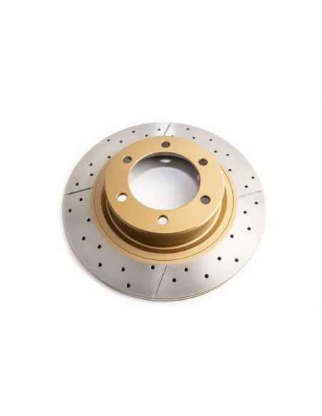 Disque frein avant rainuré percé DBA Toyota KDJ12 et Hilux GR DBA -