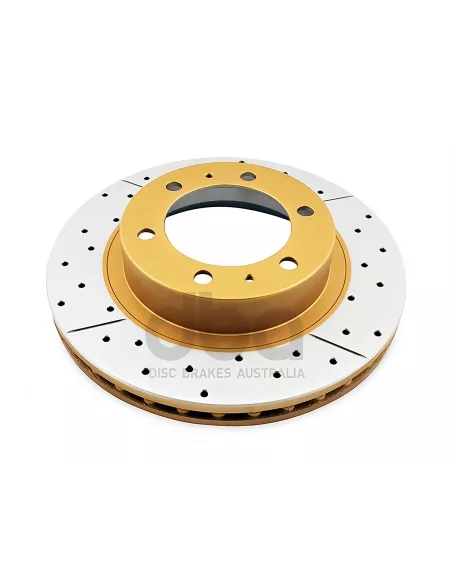 Disque frein avant rainuré percé DBA Toyota Hilux Vigo Revo FJ