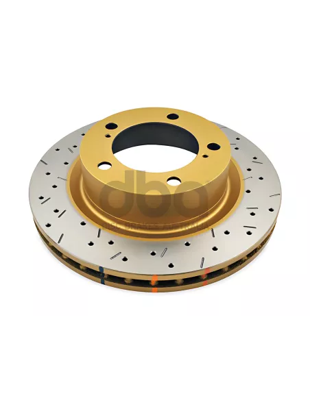 Disque frein avant rainuré percé DBA Toyota VDJ200 2007-2015 DBA -