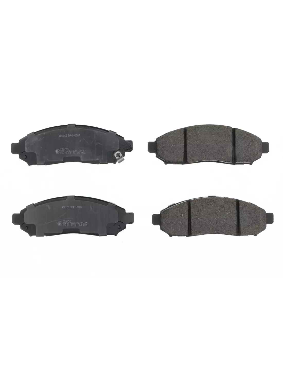 Plaquettes de frein avant Navara D40 Pathfinder - qualité origine