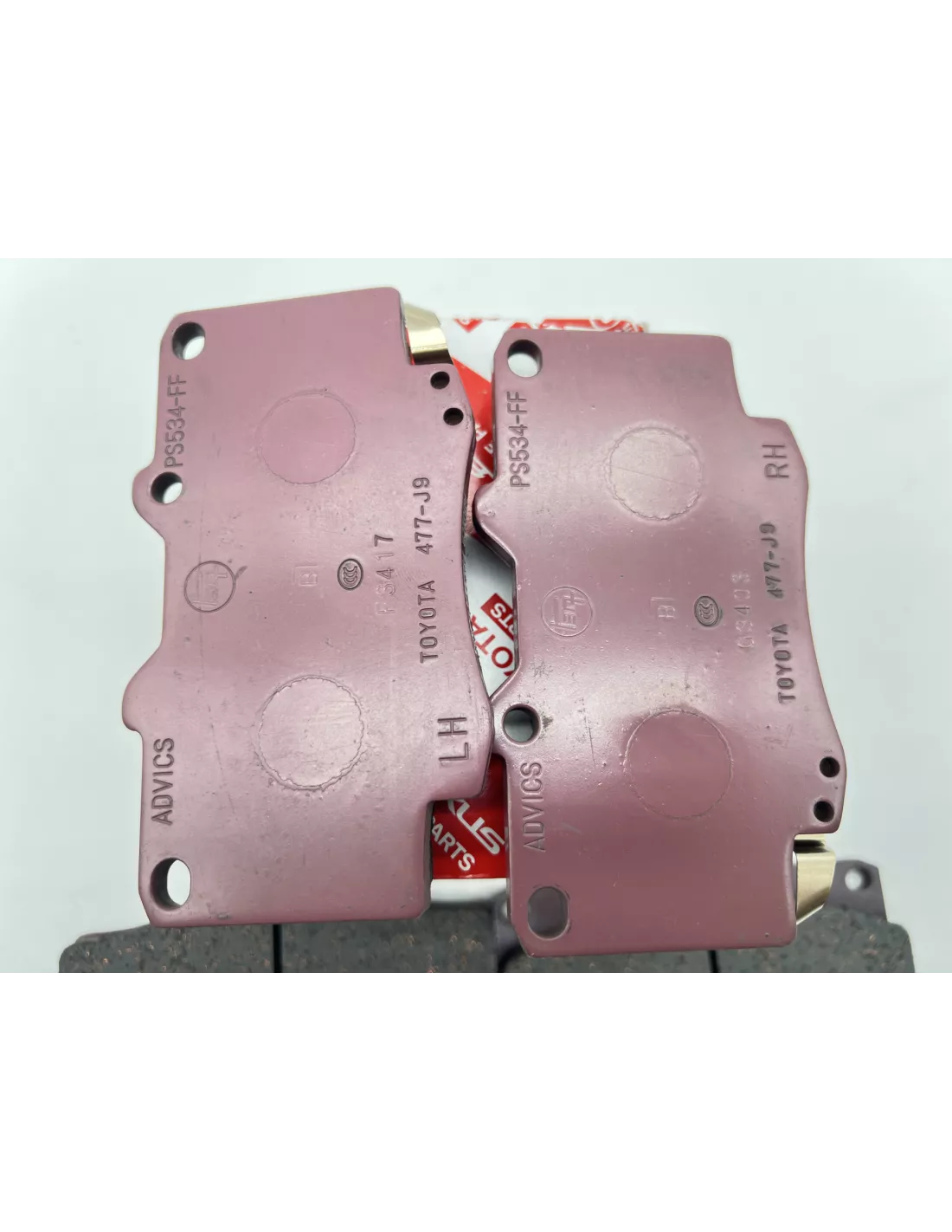 Plaquettes de frein avant KZJ9 KDJ9 Hilux 97-05 - origine Toyota