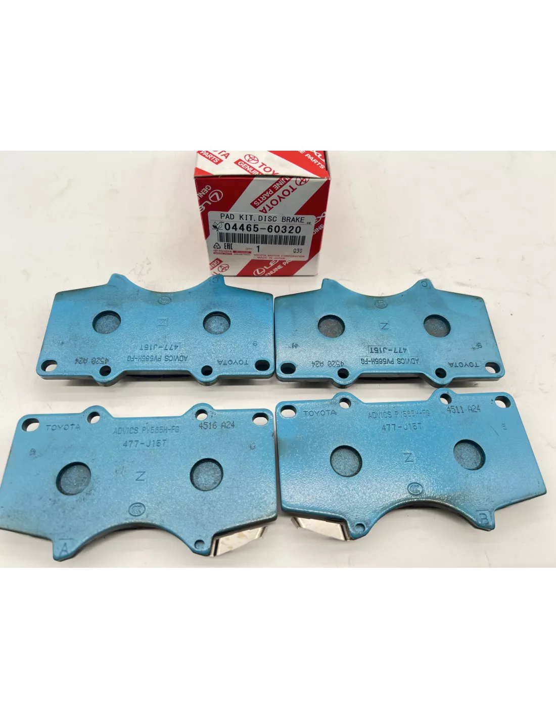 Plaquettes de frein avant KDJ12 KDJ15 Hilux Vigo Revo - origine