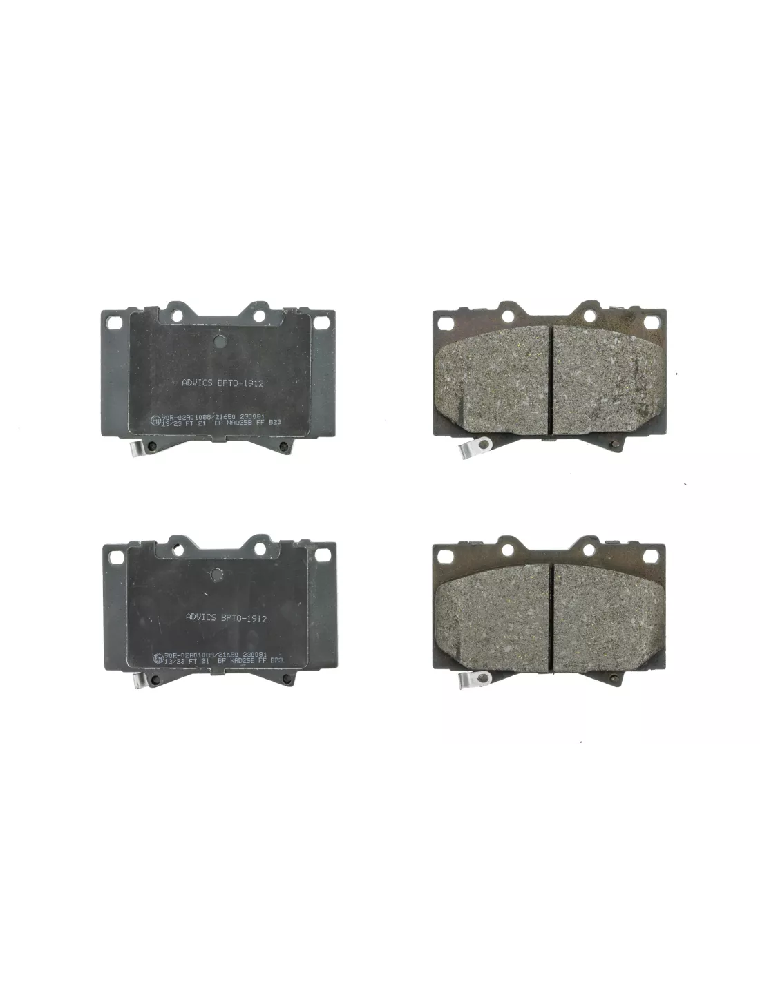 Plaquettes de frein avant HZJ78 HZJ79 - qualité origine AISIN -