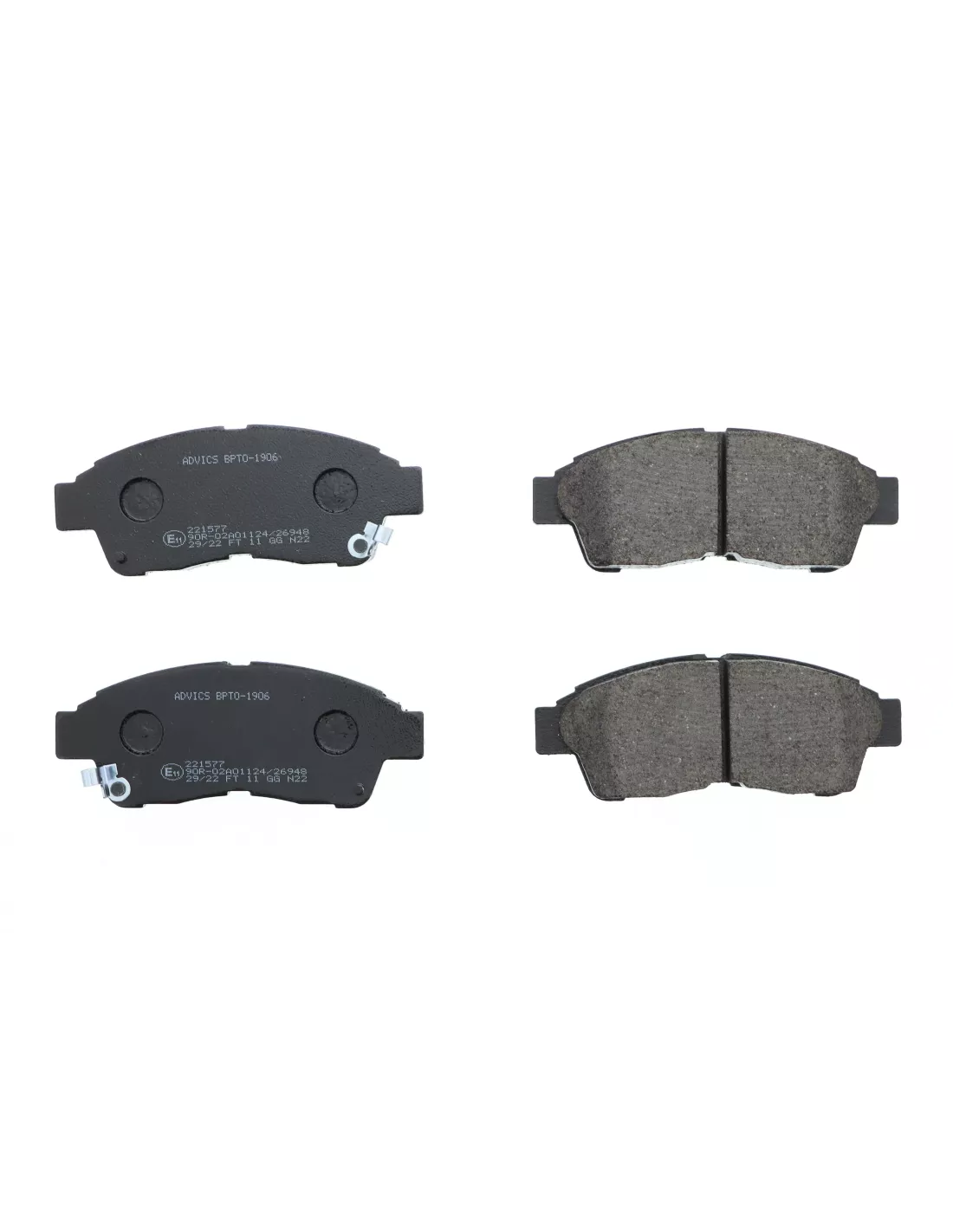 Plaquettes de frein avant RAV4 SXA1 1994-2000 - qualité origine AISIN