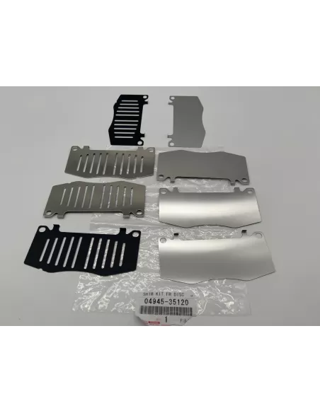 Kit de cales anti grincement / antibruit plaquettes de frein avant