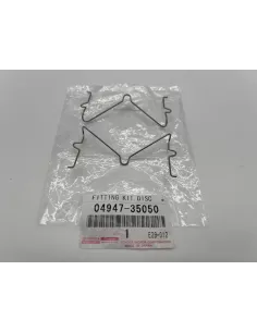 Clips / ressorts anti vibration des plaquettes dans l'étrier avant