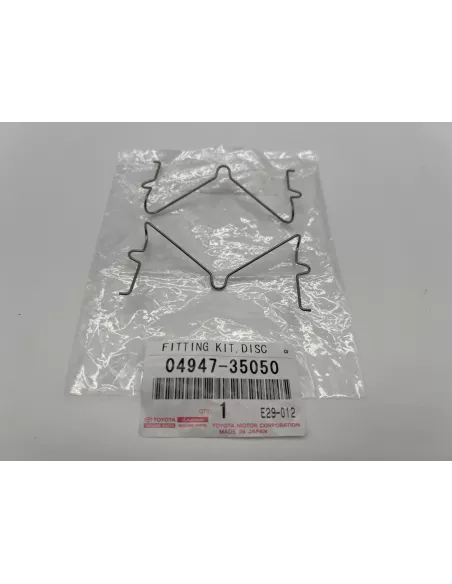 Clips / ressorts anti vibration des plaquettes dans l'étrier avant