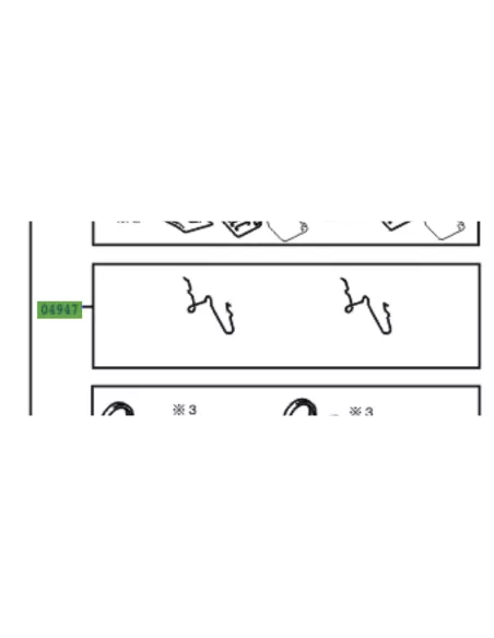 Clips / ressorts anti vibration des plaquettes dans l'étrier avant