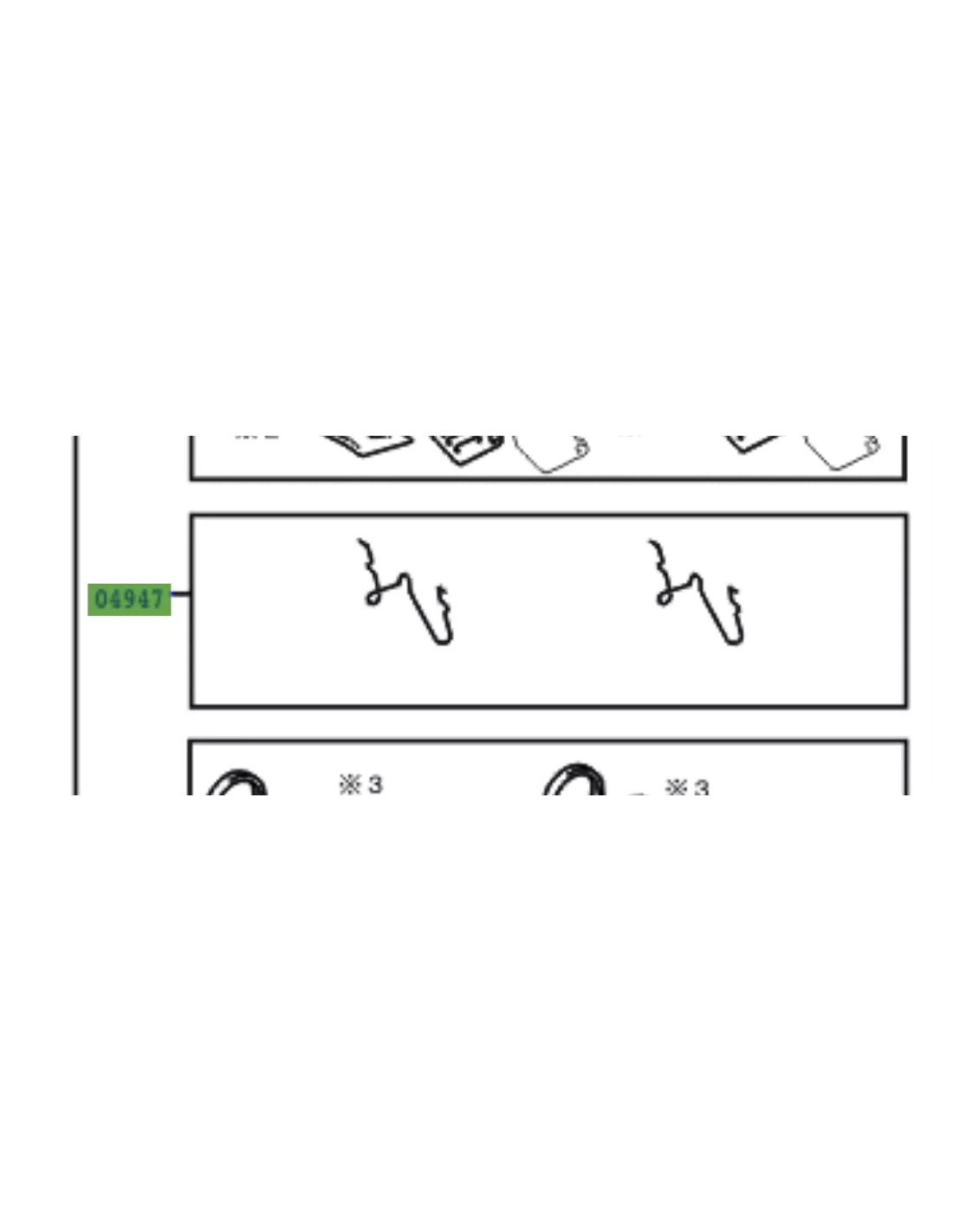 Clips / ressorts anti vibration des plaquettes dans l'étrier avant