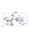 Piston étrier de frein arrière HDJ80 KDJ9 KDJ12 KDJ15 TOYOTA -