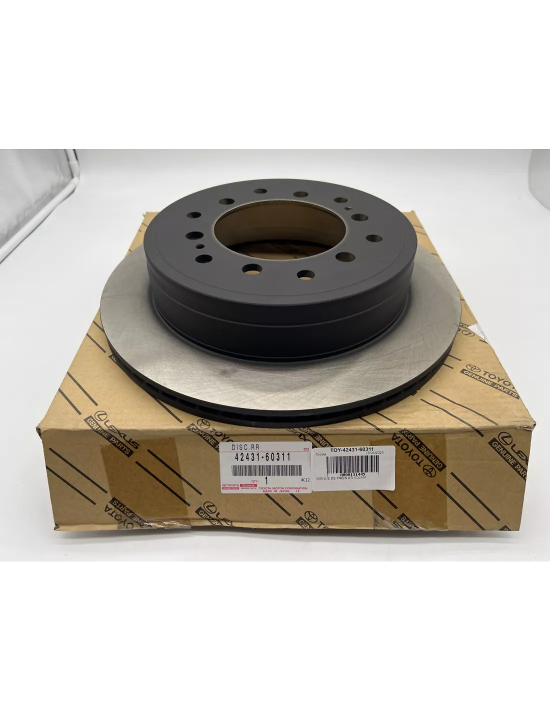 Disque de frein arrière KDJ15 GDJ15 - origine première monte TOYOTA -