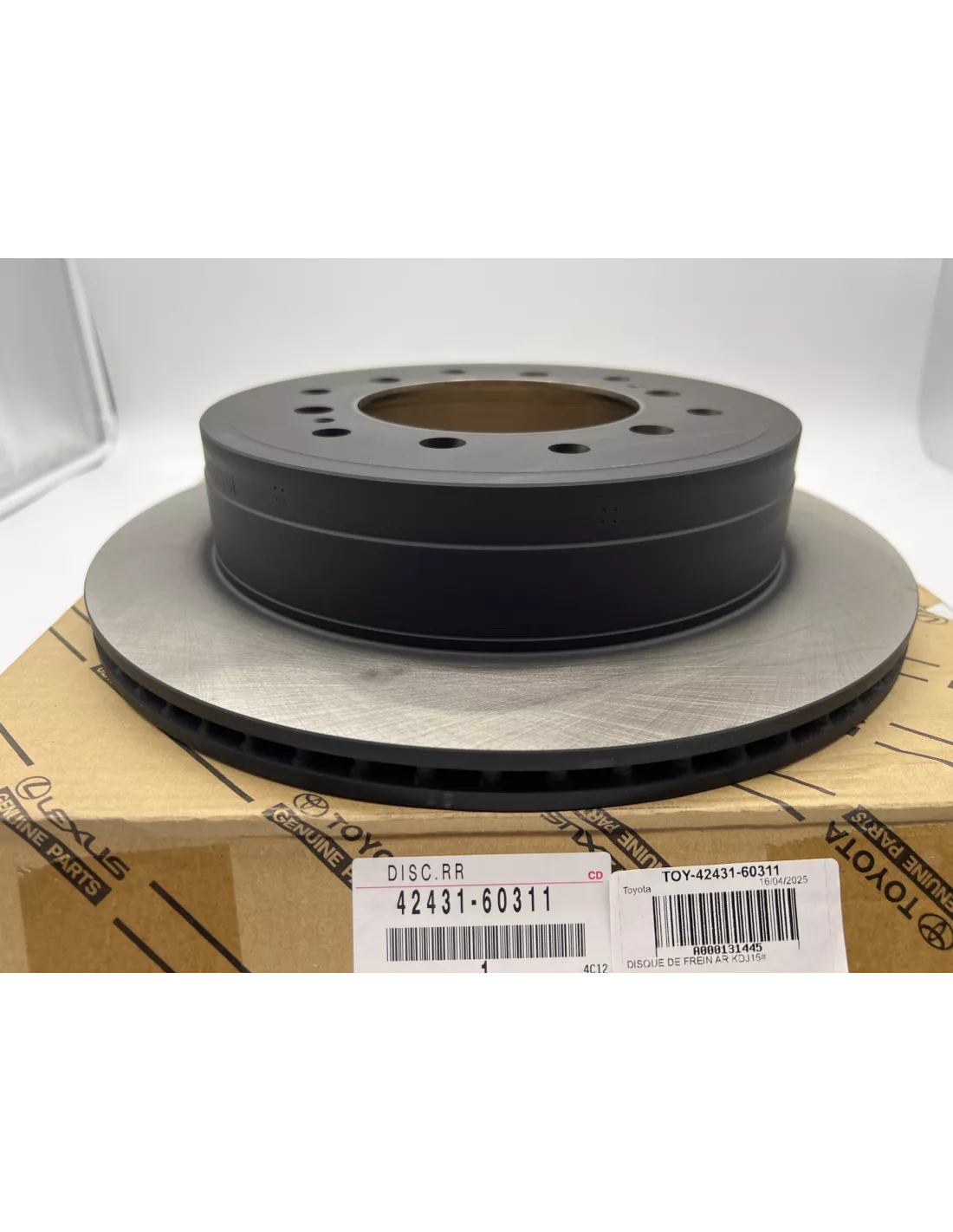 Disque de frein arrière KDJ15 GDJ15 - origine première monte TOYOTA -