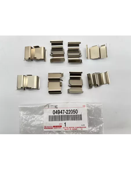 Kit de clips fixation plaquettes de frein arrière Land Cruiser TOYOTA